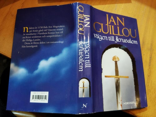 Vägen till Jerusalem av Jan Guillou. Bok, inbunden. Fine plus