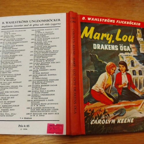 Mary, Lou Drakens öga - Carolyn Keene. bok. Very Fine plus