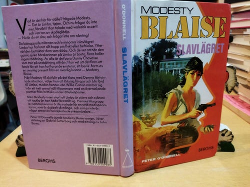 Modesty Blaise Slavlägret Peter O'Donnell. Bok. Very Good Fine