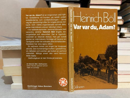 Var var du, Adam? av Heinrich Böll, bok, Very Fine plus