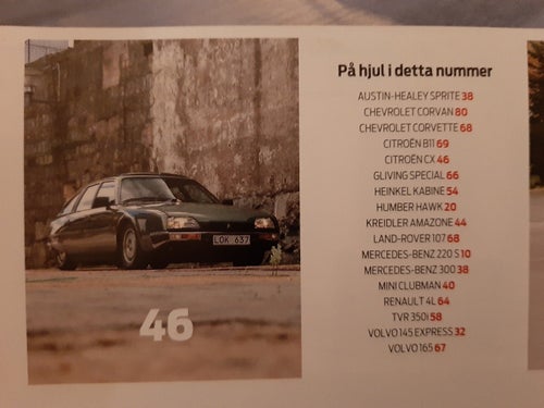 Klassiker nr 6 2021: Citroën CX, Mercedes 220 S, Chevrolet Corvan, Kreidler