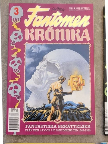 Fantomens Krönika 1993-1998 nr 26, 27, 11, 3, 15 och Fantomen 1998.