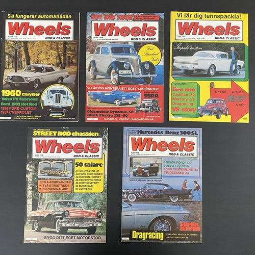 Wheels Magazine - Årgång 1978 - Nyskick