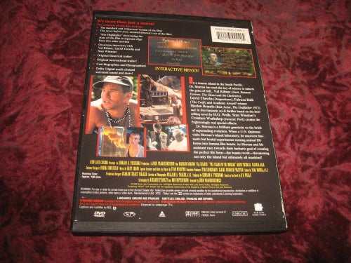 THE ISLAND OF DR. MOREAU (MARLON BRMDO,VAL KILMER,RON PERLMAN) DVD REGION 1