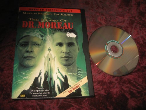 THE ISLAND OF DR. MOREAU (MARLON BRMDO,VAL KILMER,RON PERLMAN) DVD REGION 1