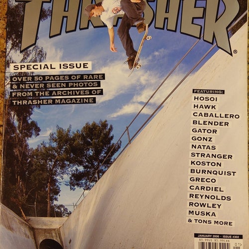 Thrasher Magazine - Skateboard - January 2006 - Special Issue 302 - 25 Years