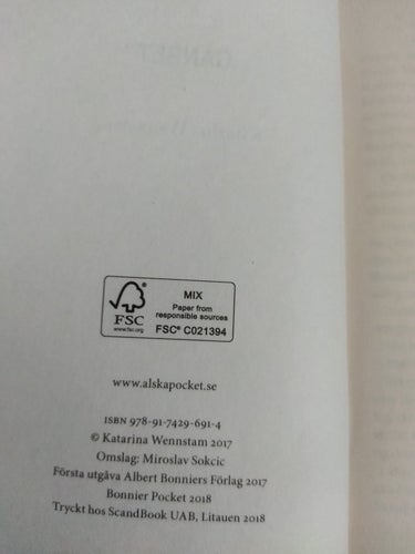 Gänget av Katarina Wennstam. Bok. Good plus