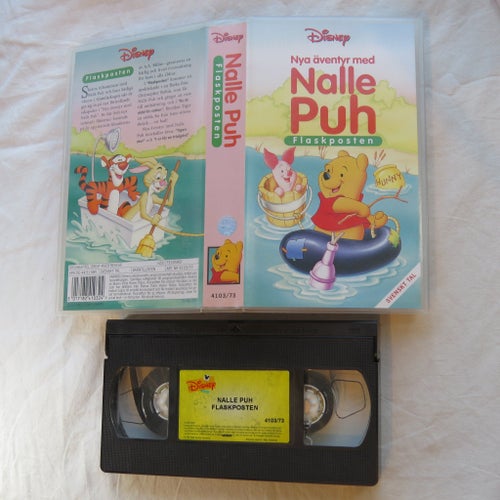 Nya äventyr med Nalle Puh Flaskposten - VHS