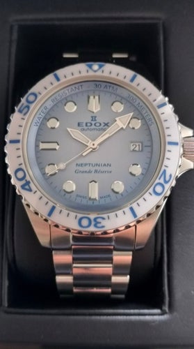 EDOX NEPTUNIAN GRANDE RÉSERVE DATE AUTOMATIC 42MM NY/OBRUGT