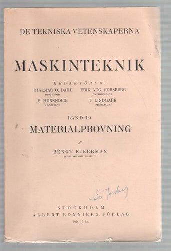 Maskinteknik - Band 1:4 Matrialprovning