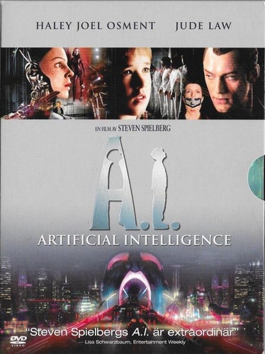 A.I - 2 DVD -1sT UPPLAGA -STEVEN SPIELBERG-UTGÅTT! (SVENSKT)