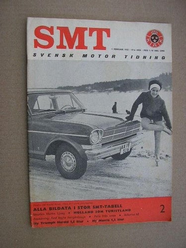 SMT Svensk Motor Tidning 1962 Nr. 2 VOLVO Amazon Polis