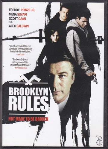 DVD / Brooklyn Rules / Mena Suvari, Scott Caan, Alec Baldwin / Nyskick