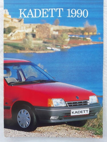 Opel Kadett 1990 - broschyr (inkl bl a GT, GSi 16V och Cab)