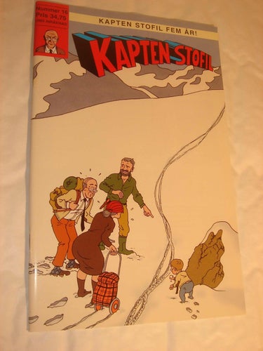 KAPTEN STOFIL (svensk) NY OLÄST Nr 16 TINTIN