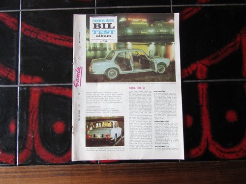 Teknikens värld testar Simca 1300 GL 1964 reportage