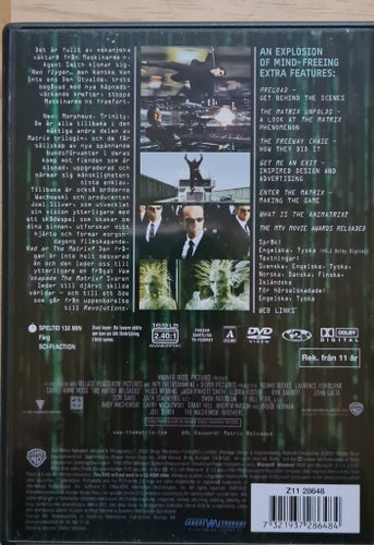 The Matrix Reloaded DVD 2 Disc