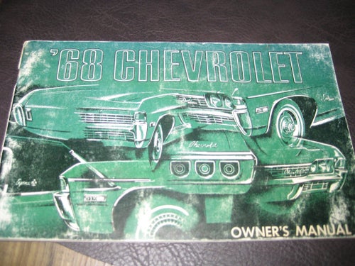 '68 CHEVROLET OWNER'S MANUAL