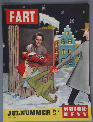 FART 1956/12 Test MG MGA, Lancia Aurelia GT och Renault Dauphine. Tjockt julnumm