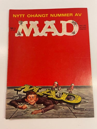 MAD ( svensk ) Nr 3  - 1963