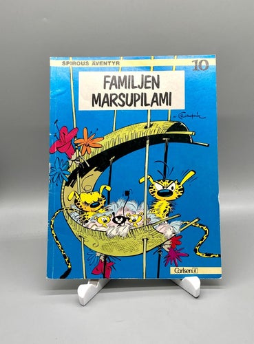 Spirous äventyr nummer 10 -Familjen Marsipulami. av André Franquin