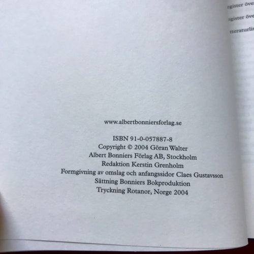BONNIERS RIMLEXIKON Göran Walter 2004