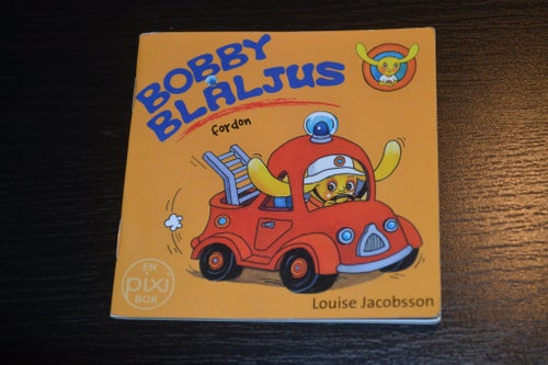 Pixibok Bobby Blåljus Fordon