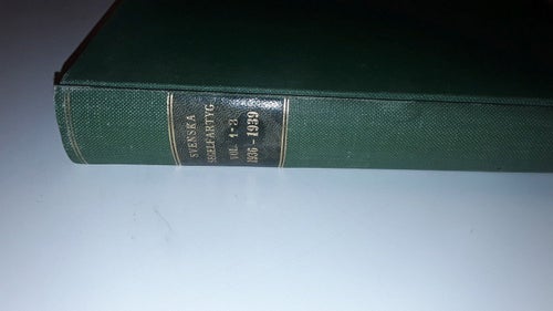Svenska segelfartyg vol 1-3 1936-1939