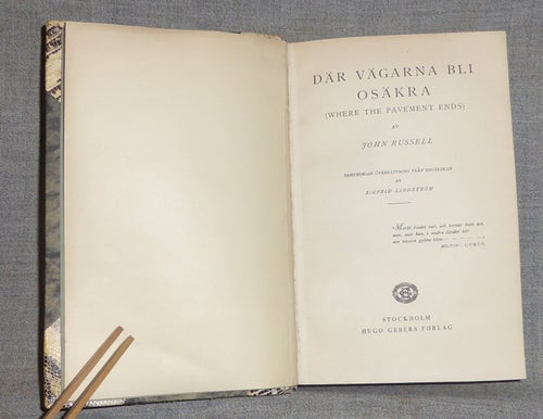 John Russel - Där vägarna bli osäkra +1