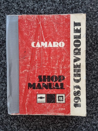 1983 Chevrolet Camaro Shop Manual