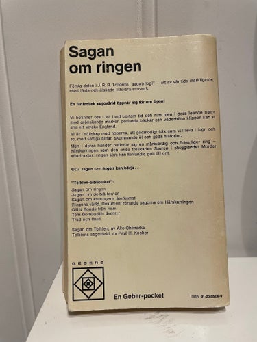 Sagan om ringen av J.R.R. Tolkien, 1973