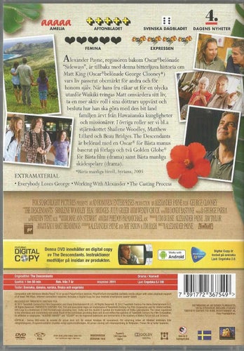 THE DESCENDANTS - GEORGE CLOONEY (SVENSKT TEXT)