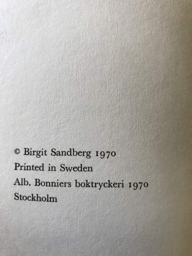EN HERMELIN KOMMER TILL STAN Birgit Sandberg 1970