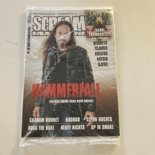 SCREAM MAGAZINE #211 NOVEMBER 2016.