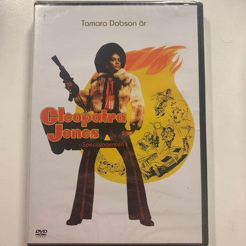 CLEOPATRA JONES - SPECIALAGENTEN. TAMARA DOBSON.DVD BLAXPLOTATION. INPLASTAD