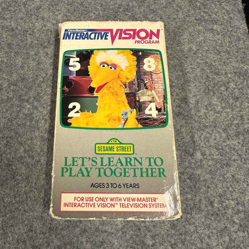 View-Master Interactive Vision Program Let’s Learn To Play Together VHS