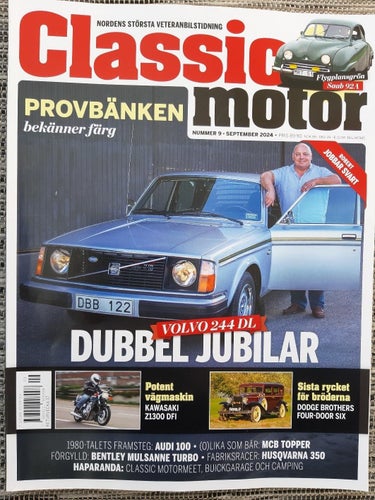 Classic Motor nr 9 2024: Dodge Lancer, Monark Topper, Audi V8, Saab 92