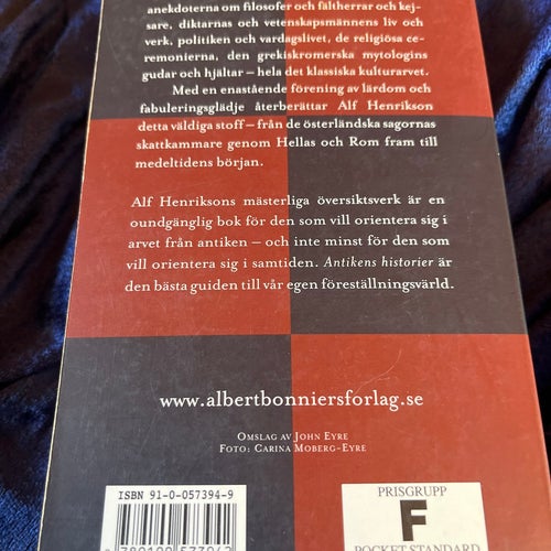 Antikens historier av Alf Henrikson, 1991