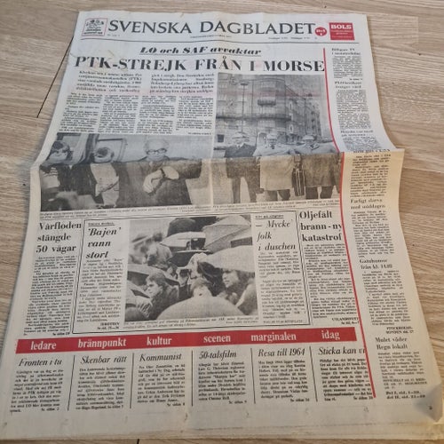 Svenska Dagbladet från 13 maj 1977