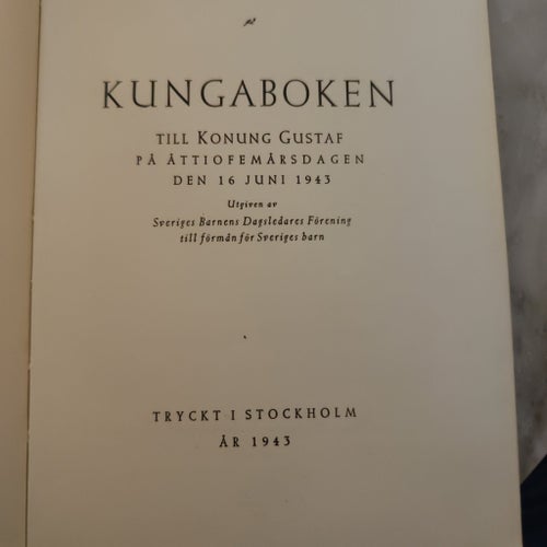 "Kungaboken" och "En minnesbok om Gustaf V"