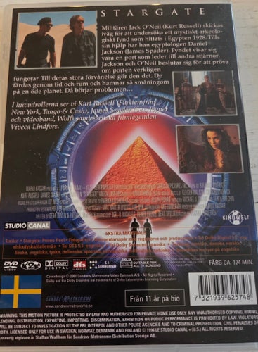 Stargate (1994) - Kurt Russell/James Spader - Directors Cut - DVD