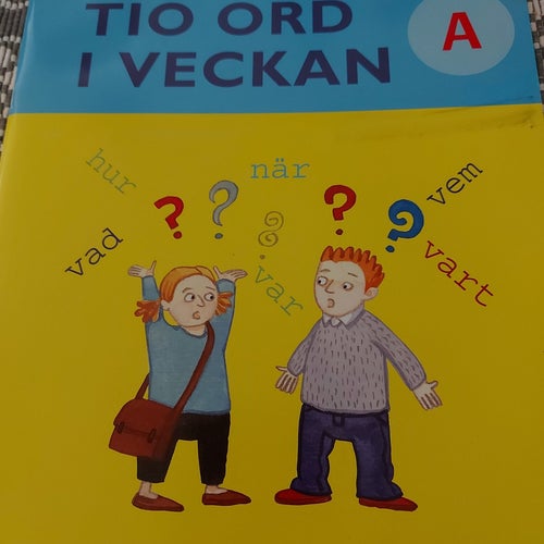 Tio ord i veckan A och B