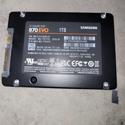 Samsung 870 EVO 1TB SSD