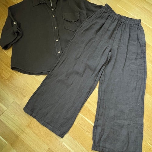 Marta Du Chateau Linneset Skjorta och Byxor L/XL