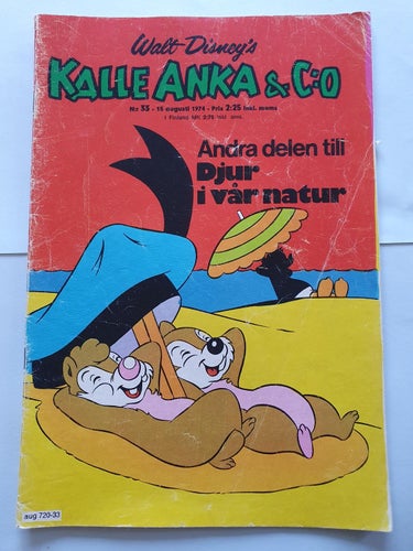 Kalle Anka & Co nr 33 från 1974