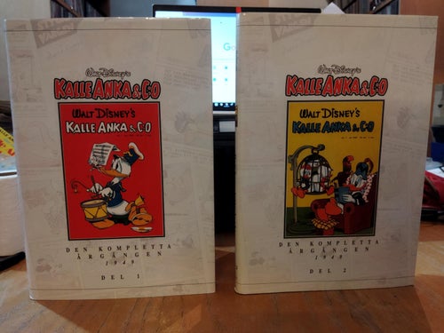 Walt Disneys Kalle Anka & C:o Den kompletta årgången 1949 del 1-2 Very Fine plus