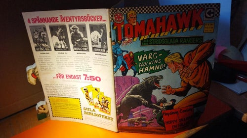 Tomahawk och hans stridsglada rangers 1967 nr 9 Vargflockens hämnd, Very Good+