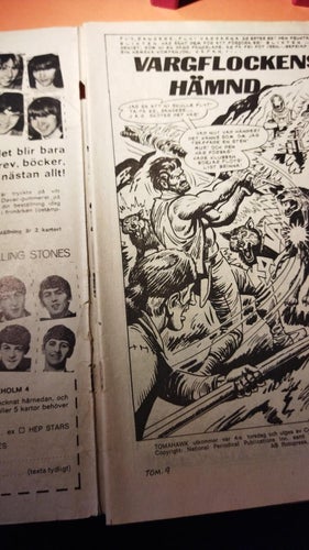 Tomahawk och hans stridsglada rangers 1967 nr 9 Vargflockens hämnd, Very Good+