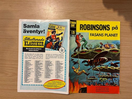 Rymden runt 1968 nr 10 Robinsons på Fasans planet, Fine