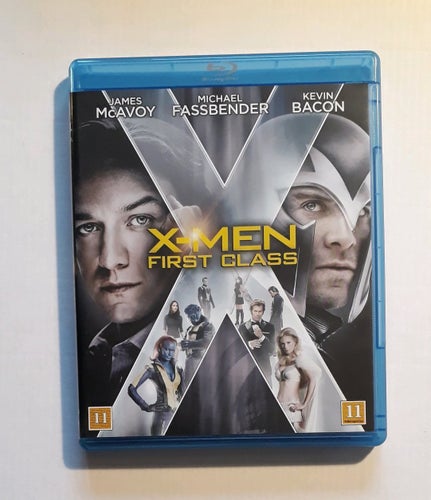 X-Men: First Class (2011) - James McAvoy, Michael Fassbender (Blu-ray + DVD)